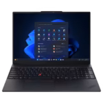 Lenovo ThinkPad E16 G1, AMD Ryzen 5 7530U, 8-GB DDR5, 512GB SSD, 16″ WUXGA (1920 x 1080) IPS 300 Nits Display, Win 11, 1 Year Official Local Lenovo Warranty