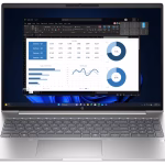 HP ProBook 460 G11, Intel Core Ultra 7 155U, 8-GB DDR5 512-GB SSD, Intel Graphics, 16" WUXGA 1200p IPS 300nits Display, PolyStudio Audio, Backlit KB, Pike Silver, 1 Year HP Official Local Warranty